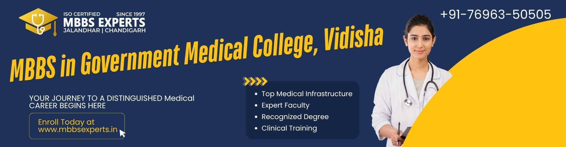 mbbs in government medical college, vidisha