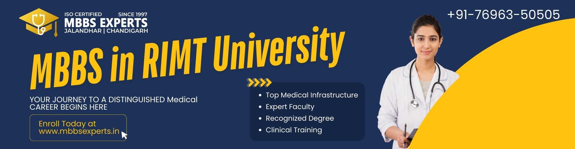 mbbs in rimt university