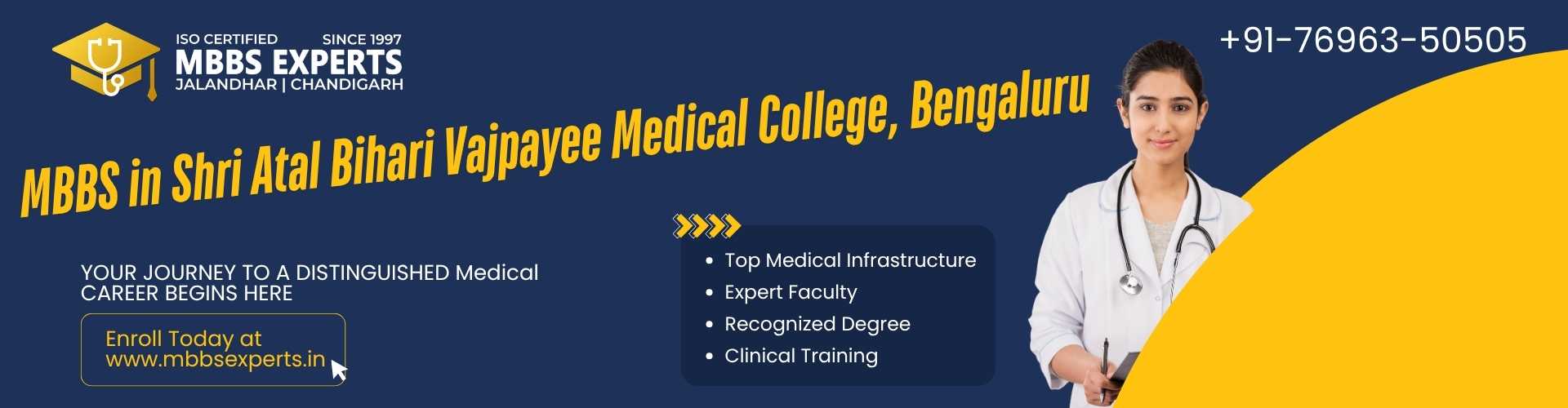 mbbs in shri atal bihari vajpayee medical college bengaluru