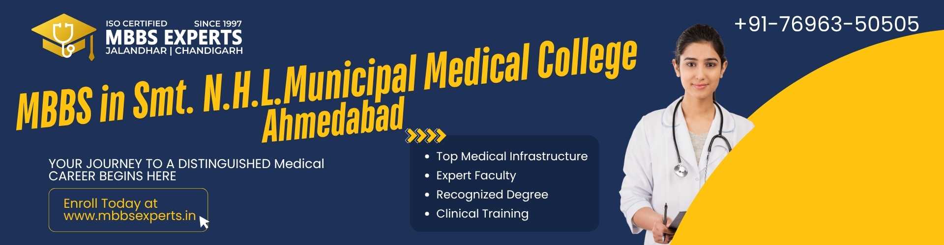 mbbs in smt. n.h.l.municipal medical college ahmedabad