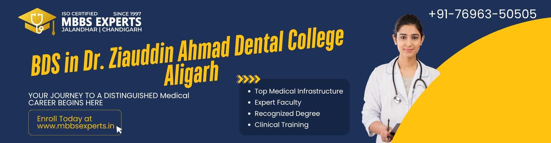 bds in dr. ziauddin ahmad dental college, aligarh