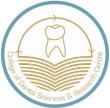 college of dental sciences and research centre, logo
