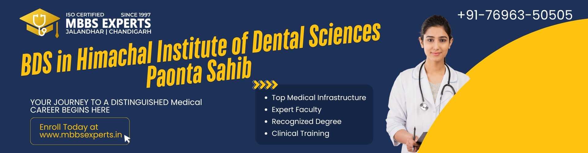bds in himachal institute of dental sciences paonta sahib